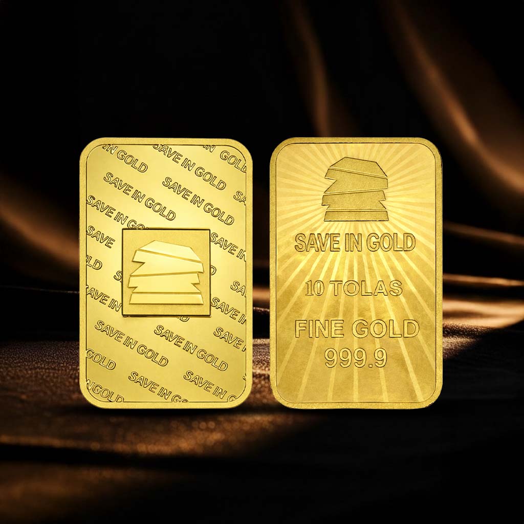 10 Tolas Gold Bar (Save in Gold)